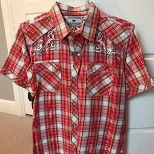 Buckle Brand Men’s Plaid Shirt.